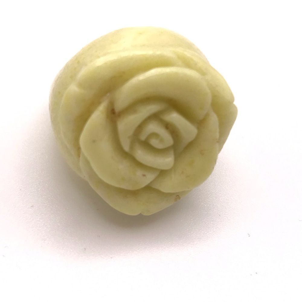 Resin Acrylic Jade Floral Ring